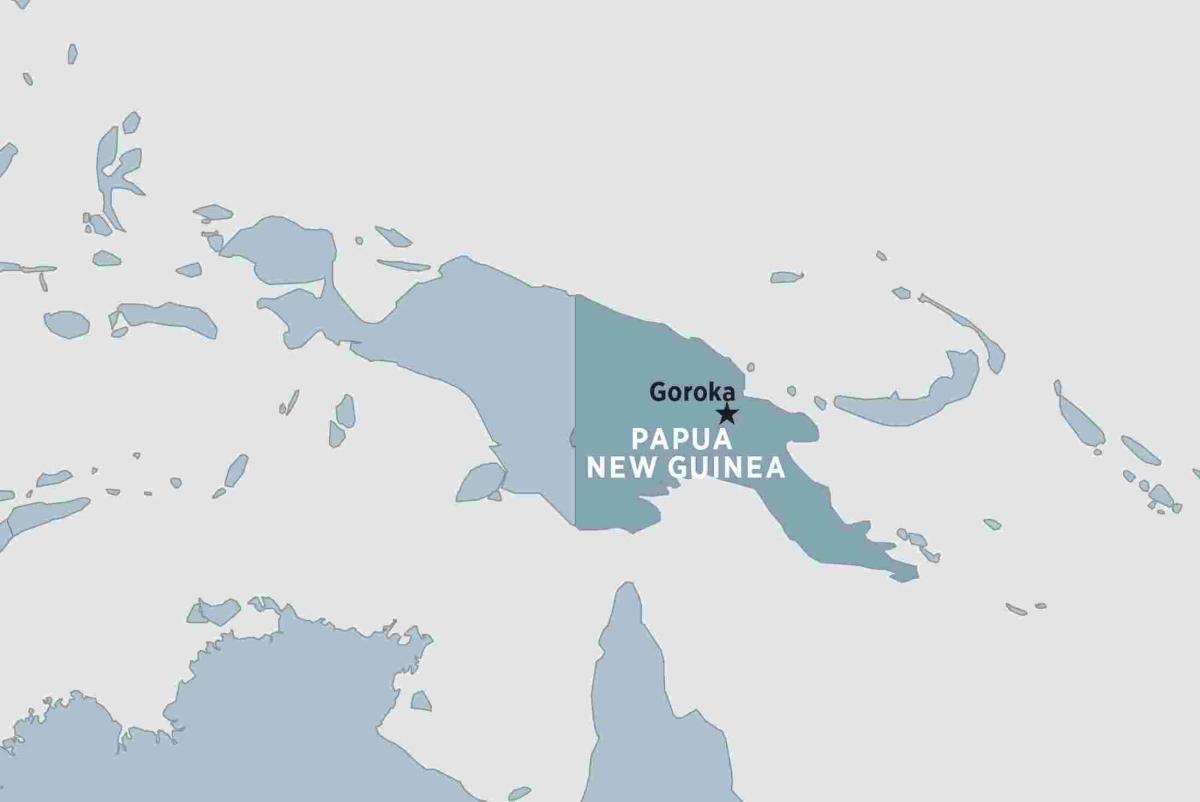 карта гарока Папуа-Новая Гвінея
