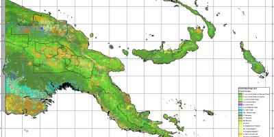 Карта Папуа Новая Гвінея клімат