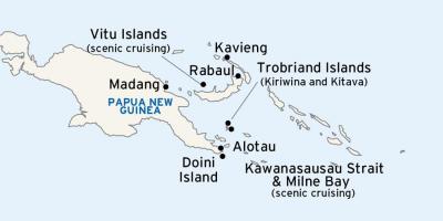 Карта алотау Папуа-Новай Гвінеі