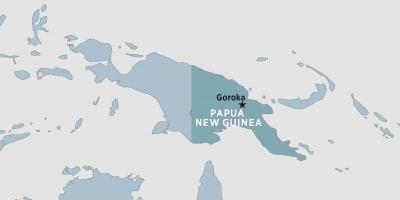 Карта гарока Папуа-Новая Гвінея