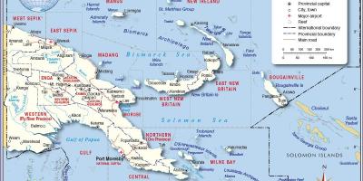Карта тары Папуа-Новая Гвінея 